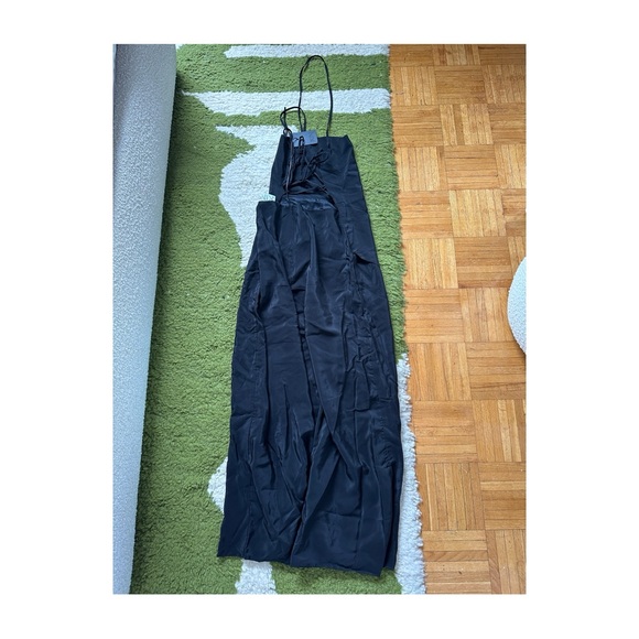 100% silk open back dress - Picture 4 of 4